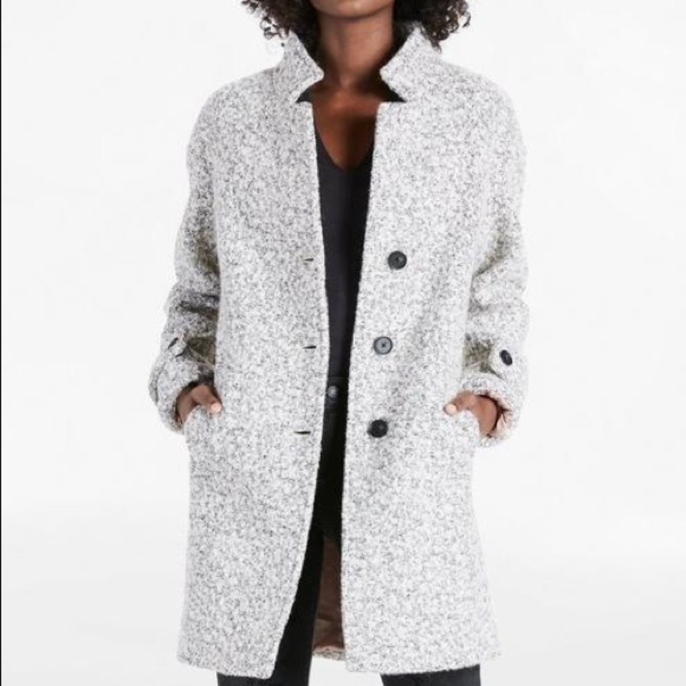 Lucky Brand grey wool coat